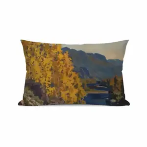 Blue Mountains Polyester Pillow (Rectangle, Multi-Size)