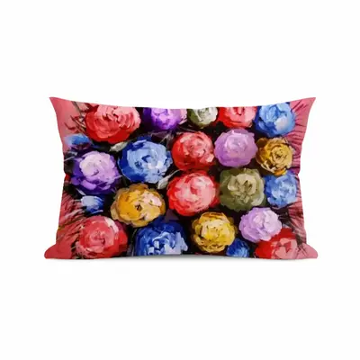 Beautiful Like Roses Polyester Pillow (Rectangle, Multi-Size)