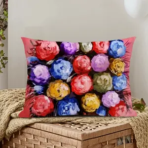 Beautiful Like Roses Polyester Pillow (Rectangle, Multi-Size)