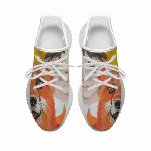 Men Little Girl With A Fox Y350V1 Casual Sneakers