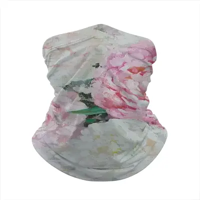 Large Peony Palette Knife Ice Silk Scarf