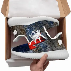 Men Blue White Red Y350V1 Casual Sneakers