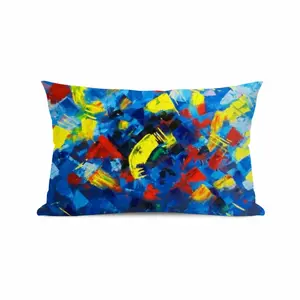 Beautiful Floral Polyester Pillow (Rectangle, Multi-Size)