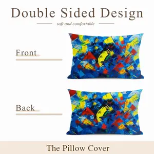 Beautiful Floral Polyester Pillow (Rectangle, Multi-Size)