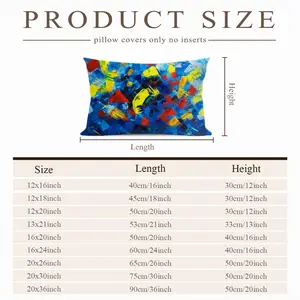 Beautiful Floral Polyester Pillow (Rectangle, Multi-Size)