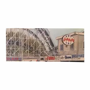 Cyclone Coney Island New York City Yaga Mat