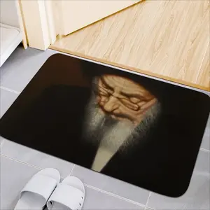 Portrait Of Rabbi Yehuda Ashlag Rubber Mats