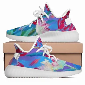 Men Harmony Of Pink And Blue Y350V1 Casual Sneakers