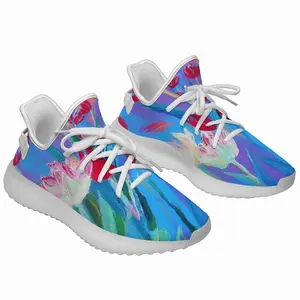 Men Harmony Of Pink And Blue Y350V1 Casual Sneakers