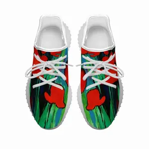 Men Red Tulips Y350V1 Casual Sneakers