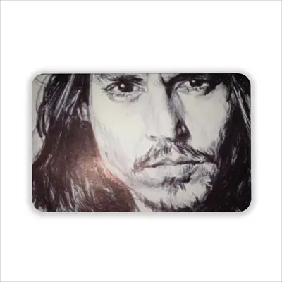 Johnny Depp Portrait Rubber Mats