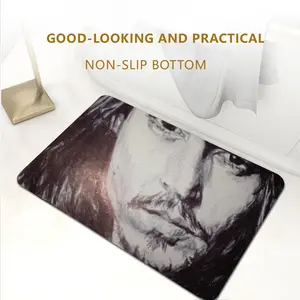 Johnny Depp Portrait Rubber Mats