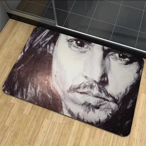 Johnny Depp Portrait Rubber Mats