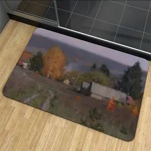 Autumn Village Nikolaevka Rubber Mats