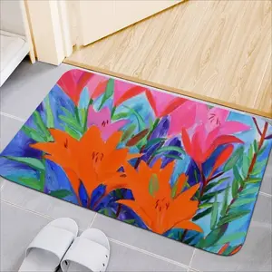 The Light Of My Lilies Rubber Mats