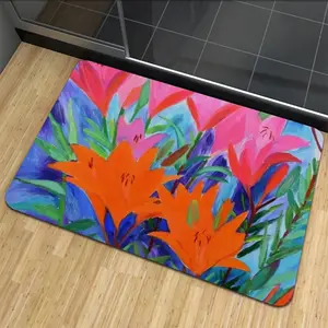 The Light Of My Lilies Rubber Mats