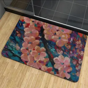 Apple Tree Blossom Rubber Mats