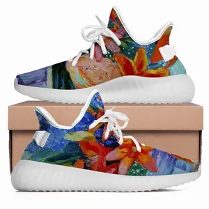 Men Summer Flowers Lilies Y350V1 Casual Sneakers