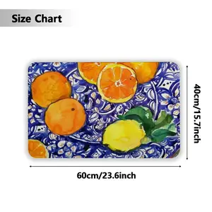 Oranges Rubber Mats