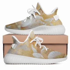 Men Gold Flower Y350V1 Casual Sneakers