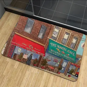 The Bagel Cafe New York City Rubber Mats