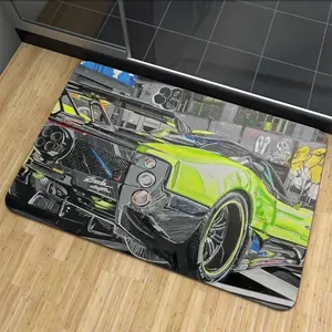 Pagani Zonda In Tokyo Rubber Mats