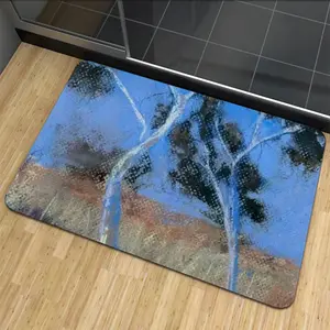 Australian Ghost Gum Trees Rubber Mats