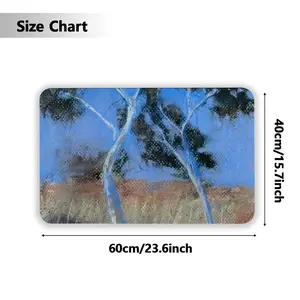 Australian Ghost Gum Trees Rubber Mats