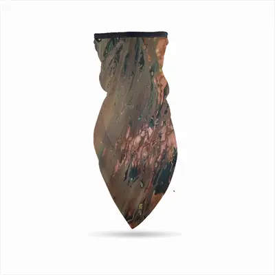 Bronze Abstraction Neck Gaiter Face Mask