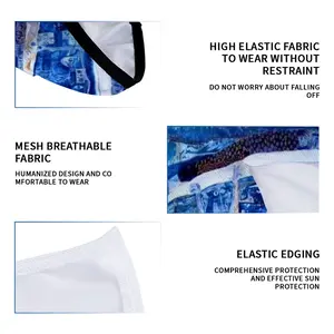 True Blue Neck Gaiter Face Mask