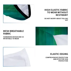 Emerald And Blue Ii Neck Gaiter Face Mask