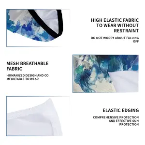 Large Choppy Wave Neck Gaiter Face Mask