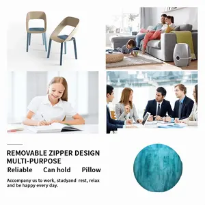 The Sea Circular Chair Cushion