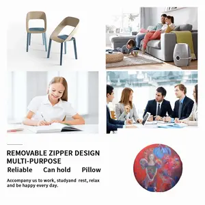 The Peacefulness Circular Chair Cushion