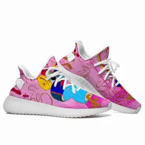 Men Fashionista - Bird Animals Pink Yellow Balenciaga Y350V1 Casual Sneakers