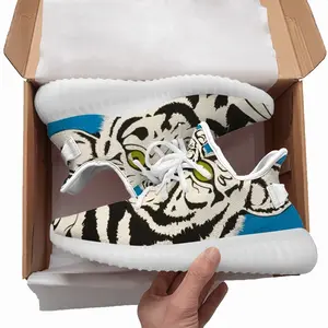 Men Albino - White Tiger Animals Interior Decor Gift Y350V1 Casual Sneakers