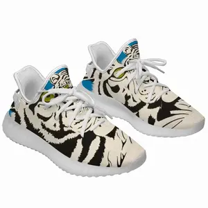 Men Albino - White Tiger Animals Interior Decor Gift Y350V1 Casual Sneakers