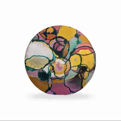 Vibrant Circular Chair Cushion