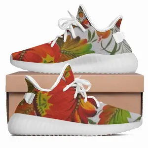 Men Orange Flower Y350V1 Casual Sneakers