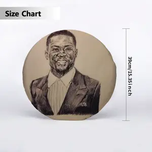 Kevin Hart Portrait Circular Chair Cushion