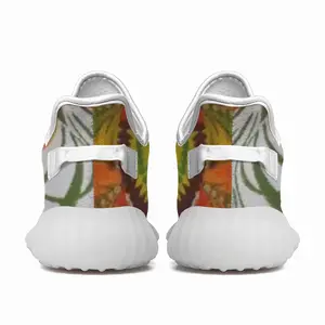 Men Orange Flower Y350V1 Casual Sneakers