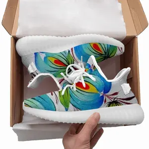 Men Blue Sky Flower Y350V1 Casual Sneakers