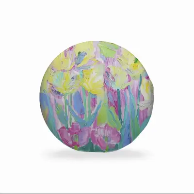 Tulips-2 Circular Chair Cushion