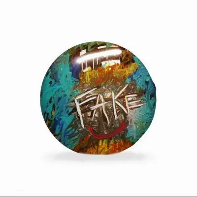 Fake Humanity Circular Chair Cushion