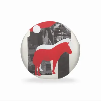 Wwf Przewalskis Horse Circular Chair Cushion