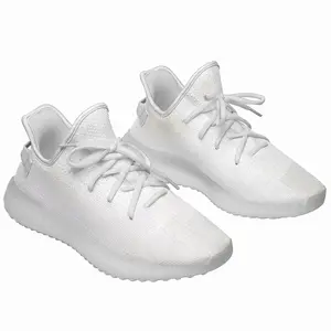 Men White Lines Y350V1 Casual Sneakers