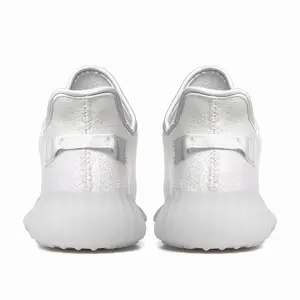 Men White Lines Y350V1 Casual Sneakers