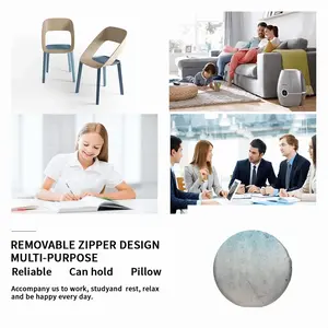 Speechless Circular Chair Cushion