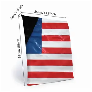 Pubic Flag United States Square Cushion