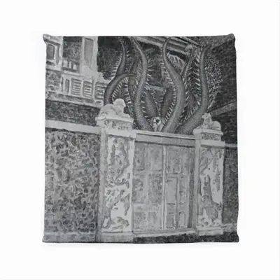 The Gatekeeper Square Cushion